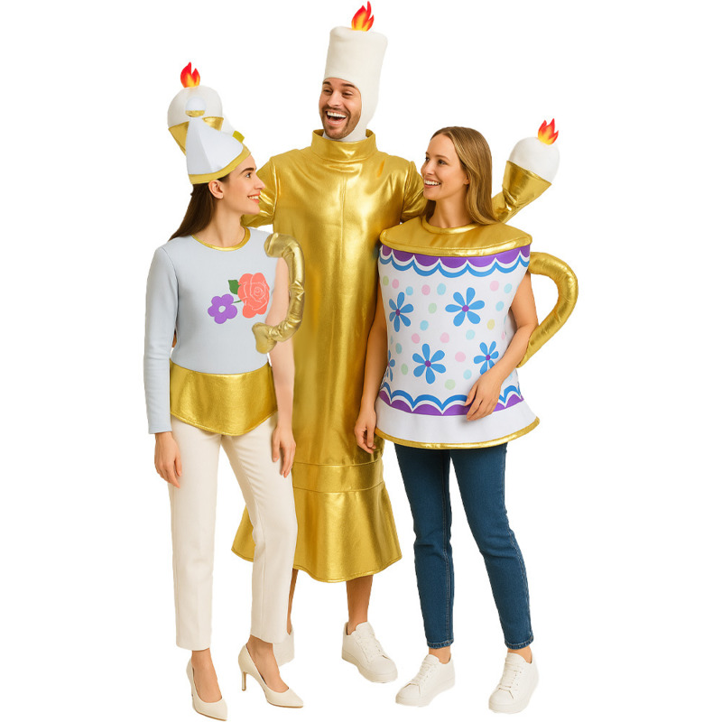 Holiday Candle Set - Costume de cosplay d'Halloween, tenue de