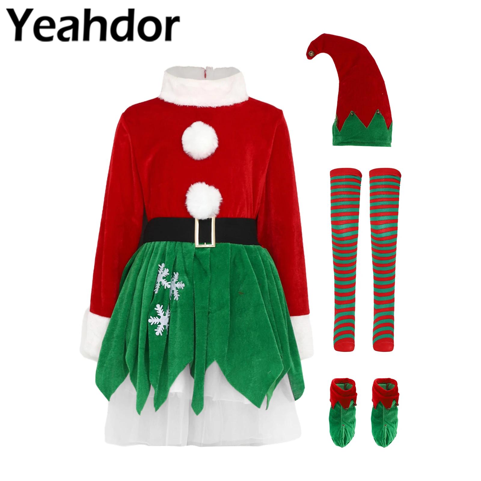 Elf Costume Christmas - Costume d'elfe de noël pour enfants