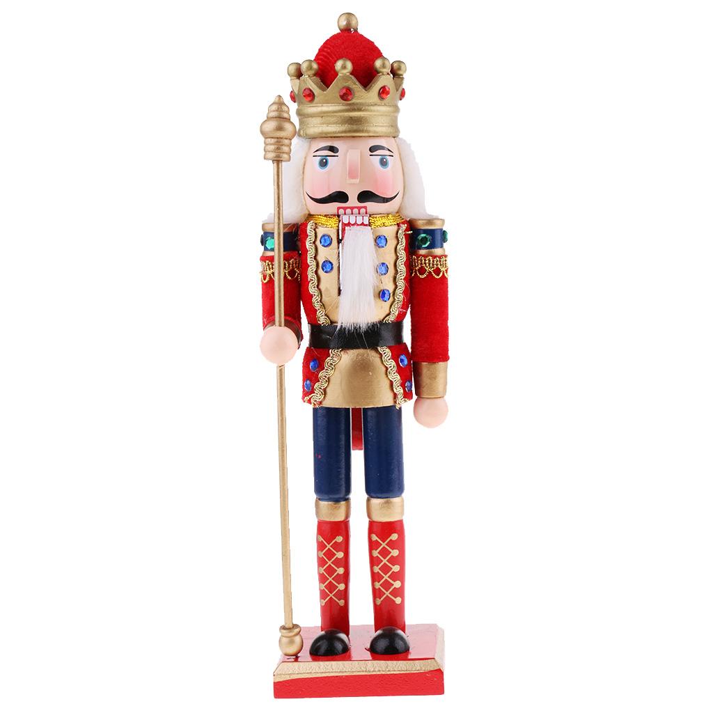 Nutcracker Figurine - Figurine de casse-noix en bois peinte