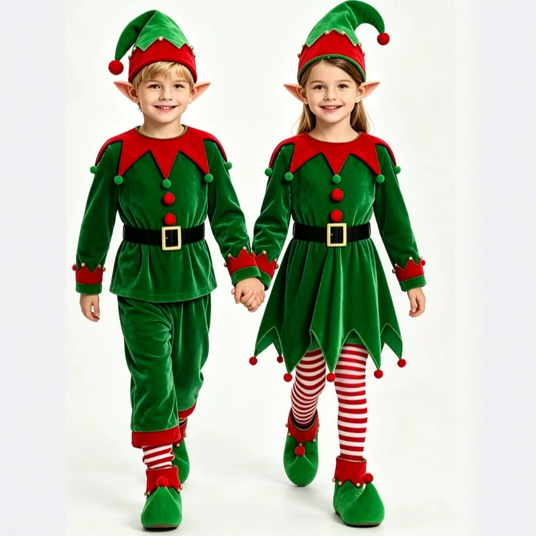 Elf Costume Christmas - Costumes de Noël pour garçons et