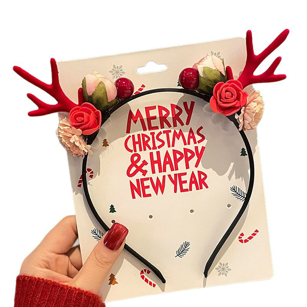 Reindeer Antlers Headband - Accessoires pour cheveux mignons bandeau de