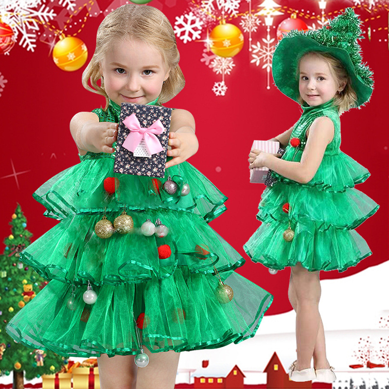 Costume d'arbre de noël rouge  - Elf Costume Christmas avis et prix