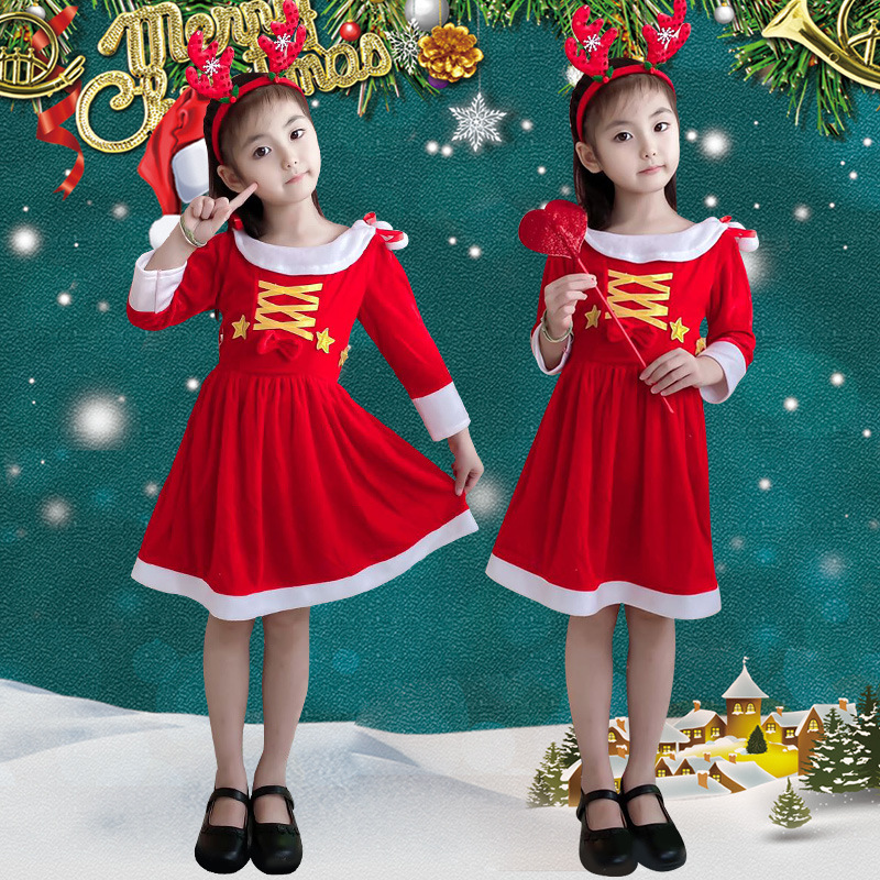 Costume d'arbre de noël rouge  - Elf Costume Christmas avis et prix