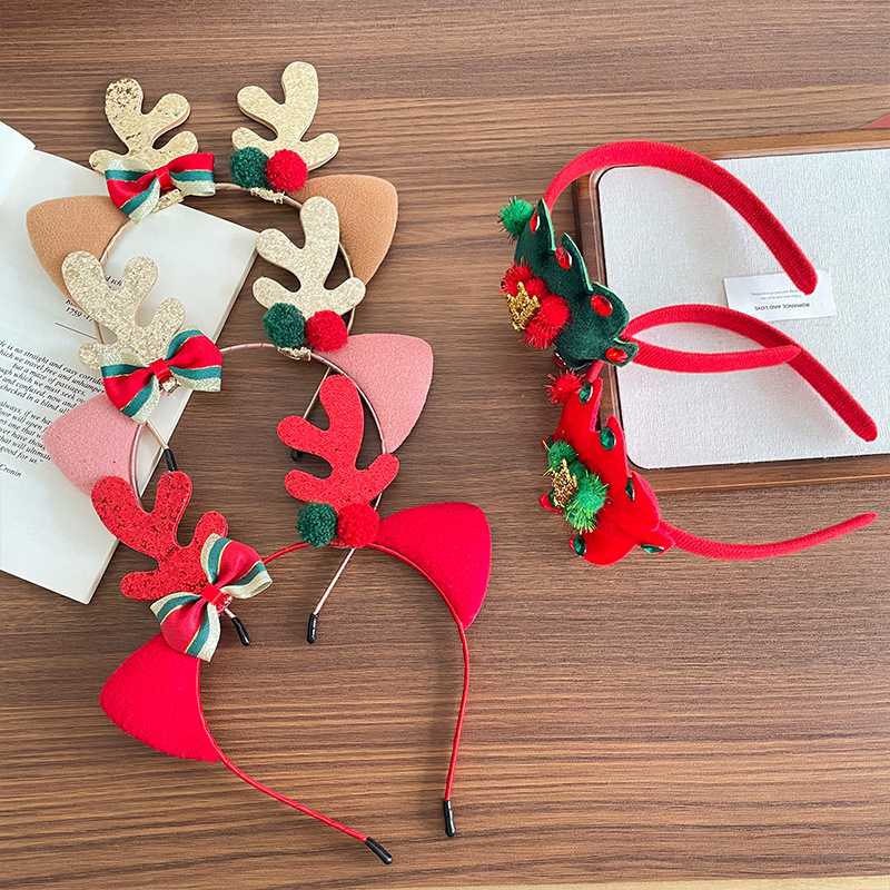 Serre-tête en peluche avec cor - Reindeer Antlers Headband avis et prix
