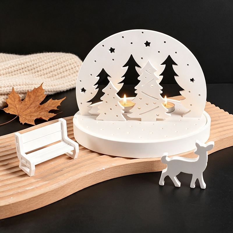 Moule en silicone pour bougeoi - Holiday Candle Set avis et prix