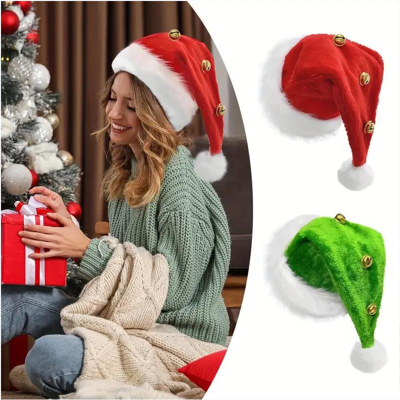 Chapeau de noël Long en peluch - Santa Hat Plush avis et prix