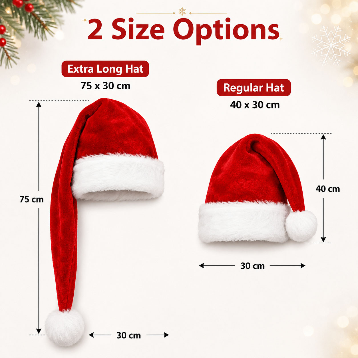 Ensemble de chapeaux de Père N - Santa Hat Plush avis et prix