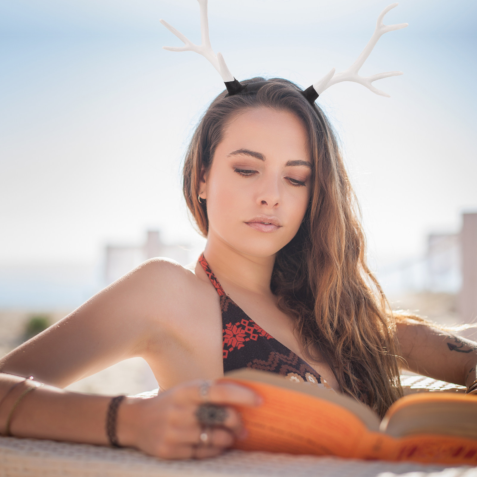 1 pièce, bandeau élégant en fo - Reindeer Antlers Headband avis et prix
