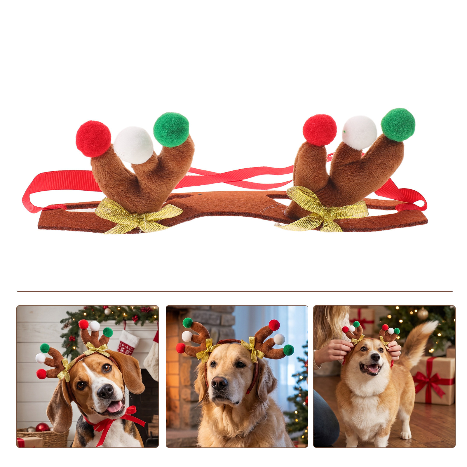 Serre-tête en bois de renne po - Reindeer Antlers Headband avis et prix